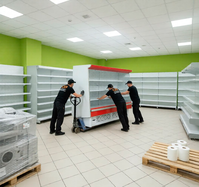 Переезд магазина в Калязине